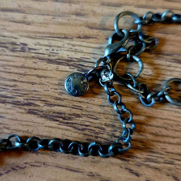 J. CREW Crystal Vintage Statement Necklace STATEMENT MAKING! - Picture 6 of 13